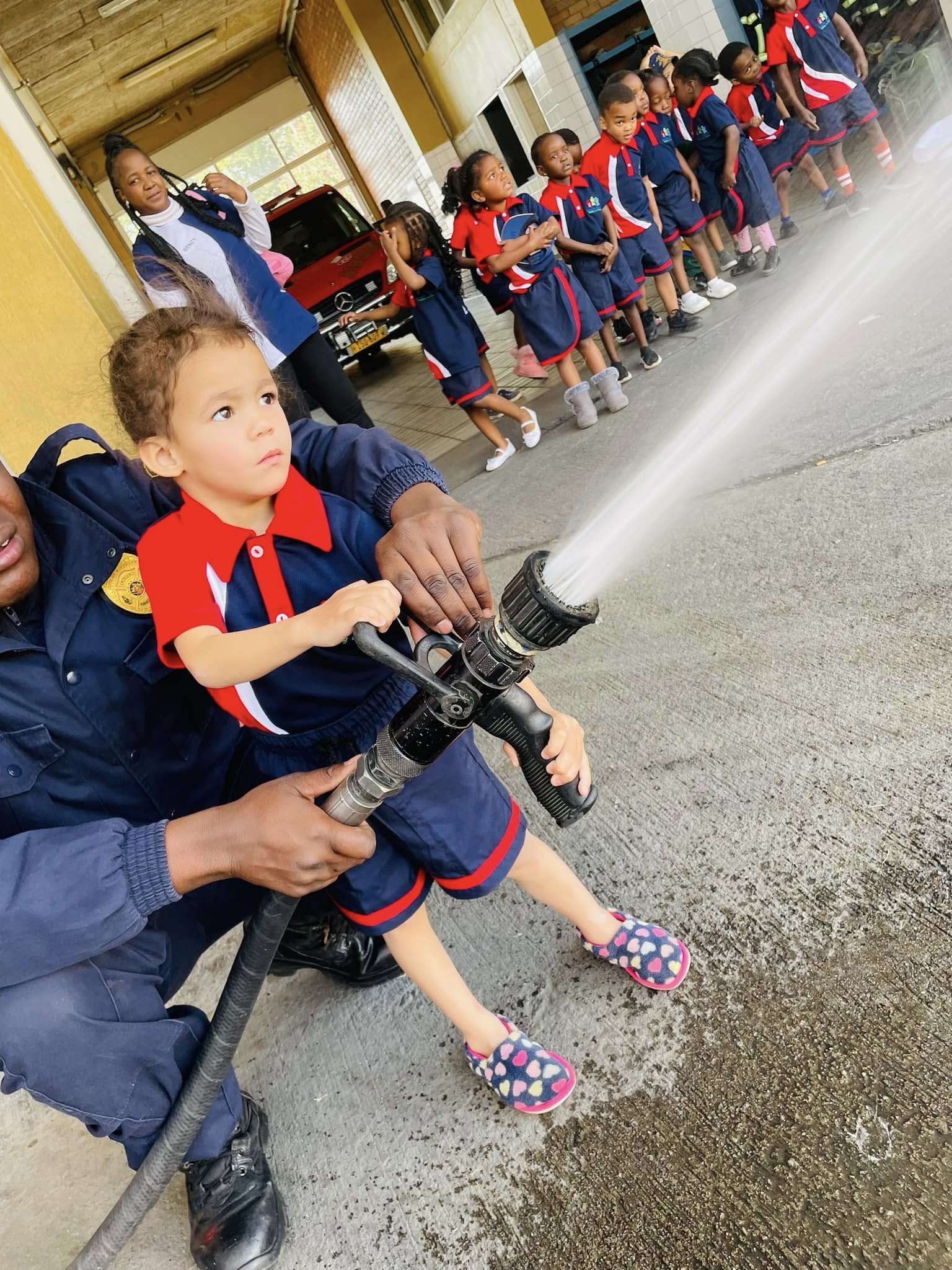 Fire station visit