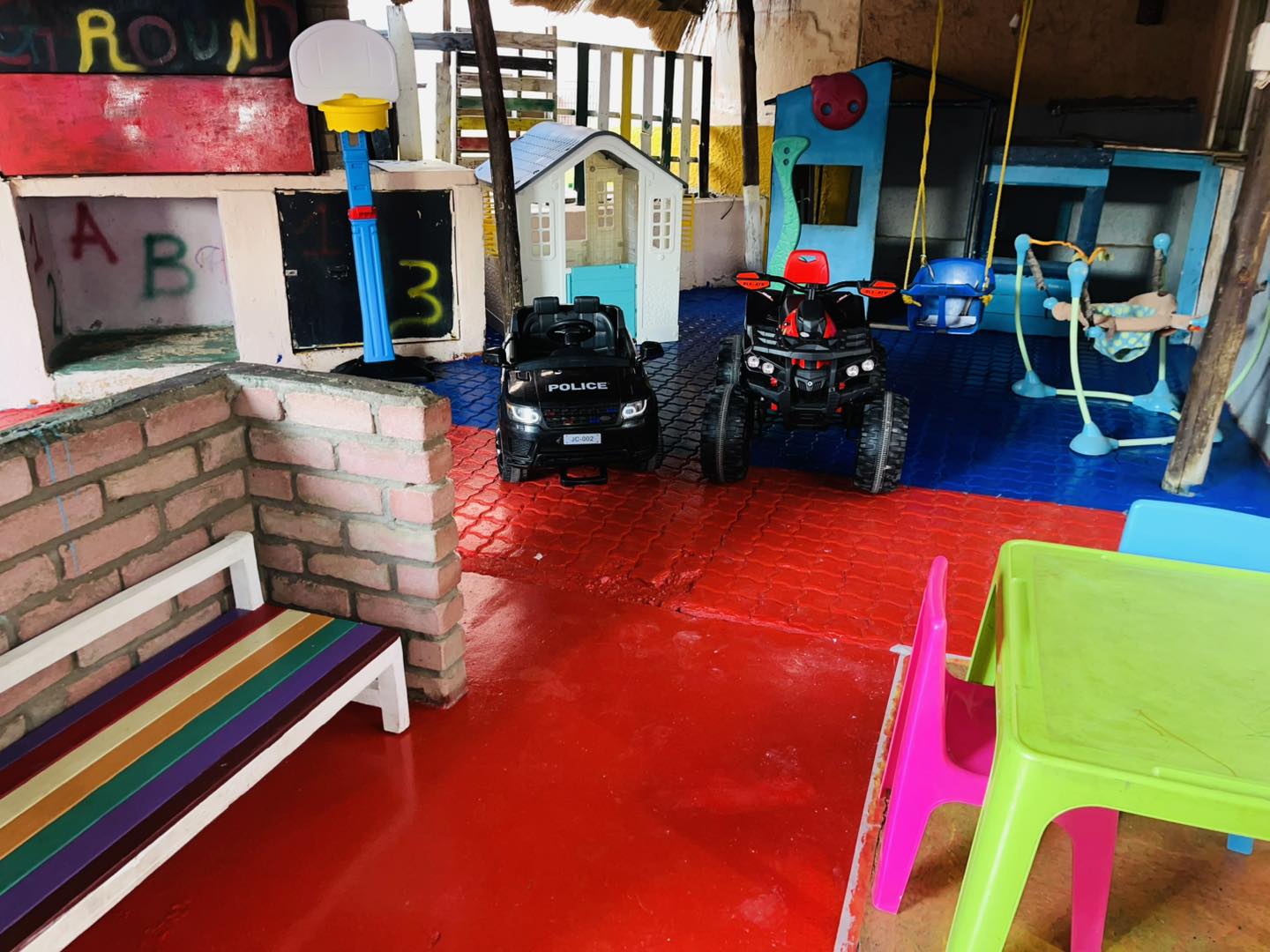 Children playing at Ground Up DayCare